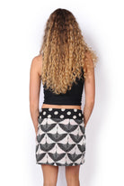 OM Designs OM Designs Liti Reversible Skirt - Mimi San Bird/Brolga Silhouette OM Designs Liti Reversible Skirt - Mimi San Bird/Brolga Silhouette Splash Swimwear Skirt O/S 1000030827