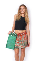 OM Designs OM Designs Liti Reversible Skirt - Thar Desert/Spiral Green OM Designs Liti Reversible Skirt - Thar Desert/Spiral Green Splash Swimwear Skirt O/S 1000030826