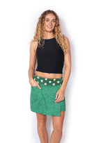 OM Designs OM Designs Liti Reversible Skirt - Thar Desert/Spiral Green OM Designs Liti Reversible Skirt - Thar Desert/Spiral Green Splash Swimwear Skirt O/S 1000030826