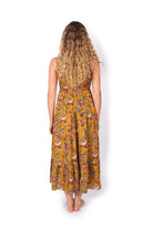OM Designs OM Designs Long Puri Dress - Mustard Florals OM Designs Long Puri Dress - Mustard Florals Splash Swimwear Dresses