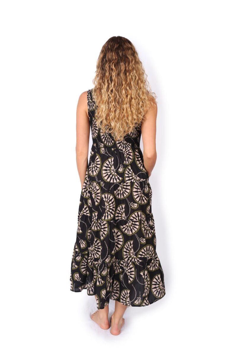 OM Designs OM Designs Long Puri Dress - Parasol Black OM Designs Long Puri Dress - Parasol Black Splash Swimwear Dresses