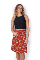 OM Designs OM Designs Reversible Chameleon Skirt - Croc Black/Ochre Fish OM Designs Reversible Chameleon Skirt - Croc Black/Ochre Fish Splash Swimwear Skirt O/S 1000030825