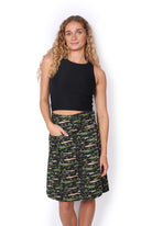OM Designs OM Designs Reversible Chameleon Skirt - Croc Black/Ochre Fish OM Designs Reversible Chameleon Skirt - Croc Black/Ochre Fish Splash Swimwear Skirt O/S 1000030825
