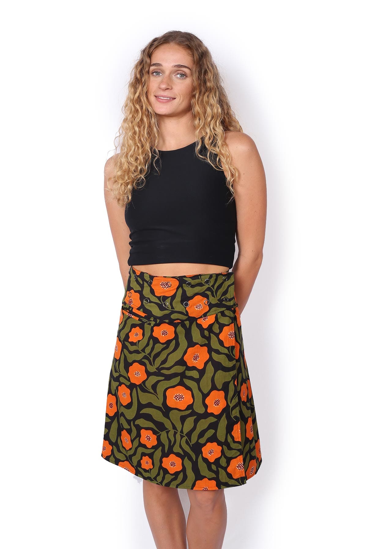 OM Designs OM Designs Reversible Chameleon Skirt - Poppy Orange/Hibiscus OM Designs Reversible Chameleon Skirt - Poppy Orange/Hibiscus Splash Swimwear Skirt O/S 1000030824