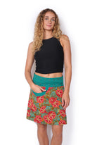 OM Designs OM Designs Reversible New Energy Skirt Long - Hibiscus 34410511007001 OM Designs Reversible New Energy Skirt Long - Hibiscus Splash Swimwear Skirt O/S 54410511007001
