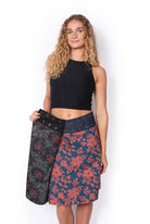 OM Designs OM Designs Reversible New Energy Skirt Long - Strawberry Musk/Bali Raya OM Designs Reversible New Energy Skirt Long - Strawberry Musk/Bali Raya Splash Swimwear Skirt O/S 1000030830