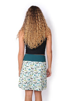 OM Designs OM Designs Reversible New Energy Skirt Short - Navy Fish/Crocodiles OM Designs Reversible New Energy Skirt Short - Navy Fish/Crocodiles Splash Swimwear Skirt O/S 1000030813