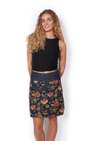 OM Designs OM Designs Reversible New Energy Skirt Short - Navy Florals/Poppy Orange OM Designs Reversible New Energy Skirt Short - Navy Florals/Poppy Orange Splash Swimwear Skirt O/S 1000030815