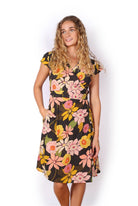 OM Designs OM Designs Rose Wrap Dress - Exotic Vibes OM Designs Rose Wrap Dress - Exotic Vibes Splash Swimwear Dresses