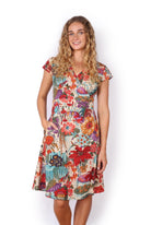 OM Designs OM Designs Rose Wrap Dress - Mimi San Bird OM Designs Rose Wrap Dress - Mimi San Bird Splash Swimwear Dresses