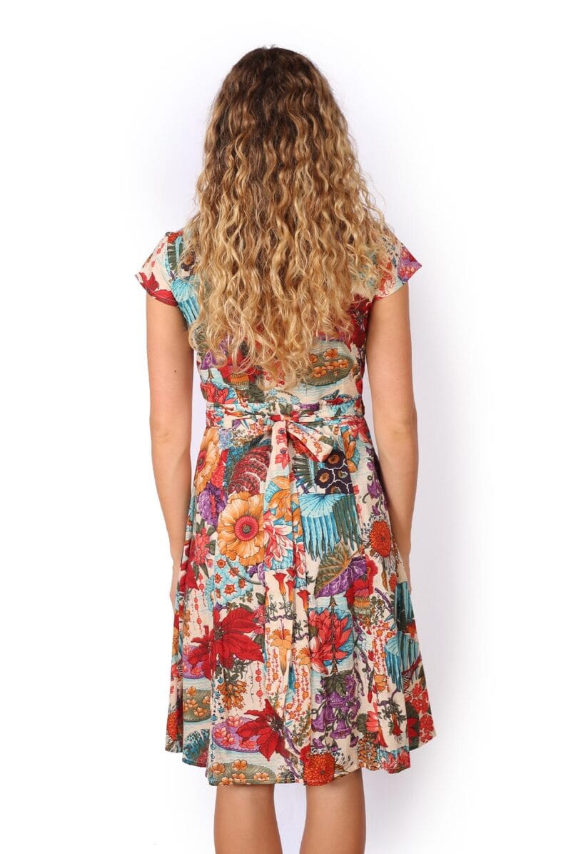 OM Designs OM Designs Rose Wrap Dress - Mimi San Bird OM Designs Rose Wrap Dress - Mimi San Bird Splash Swimwear Dresses