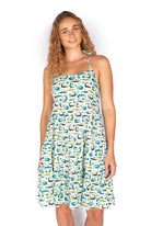 OM Designs OM Designs Sandra Dress - Crocodiles OM Designs Sandra Dress - Crocodiles Splash Swimwear Womens Clothing