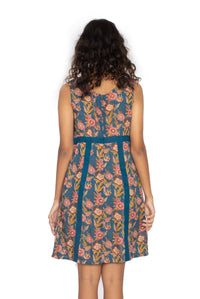 OM Designs Dresses Sucheeta Dress - Spring Flowers OM Designs Amore Dress - Bali Purple