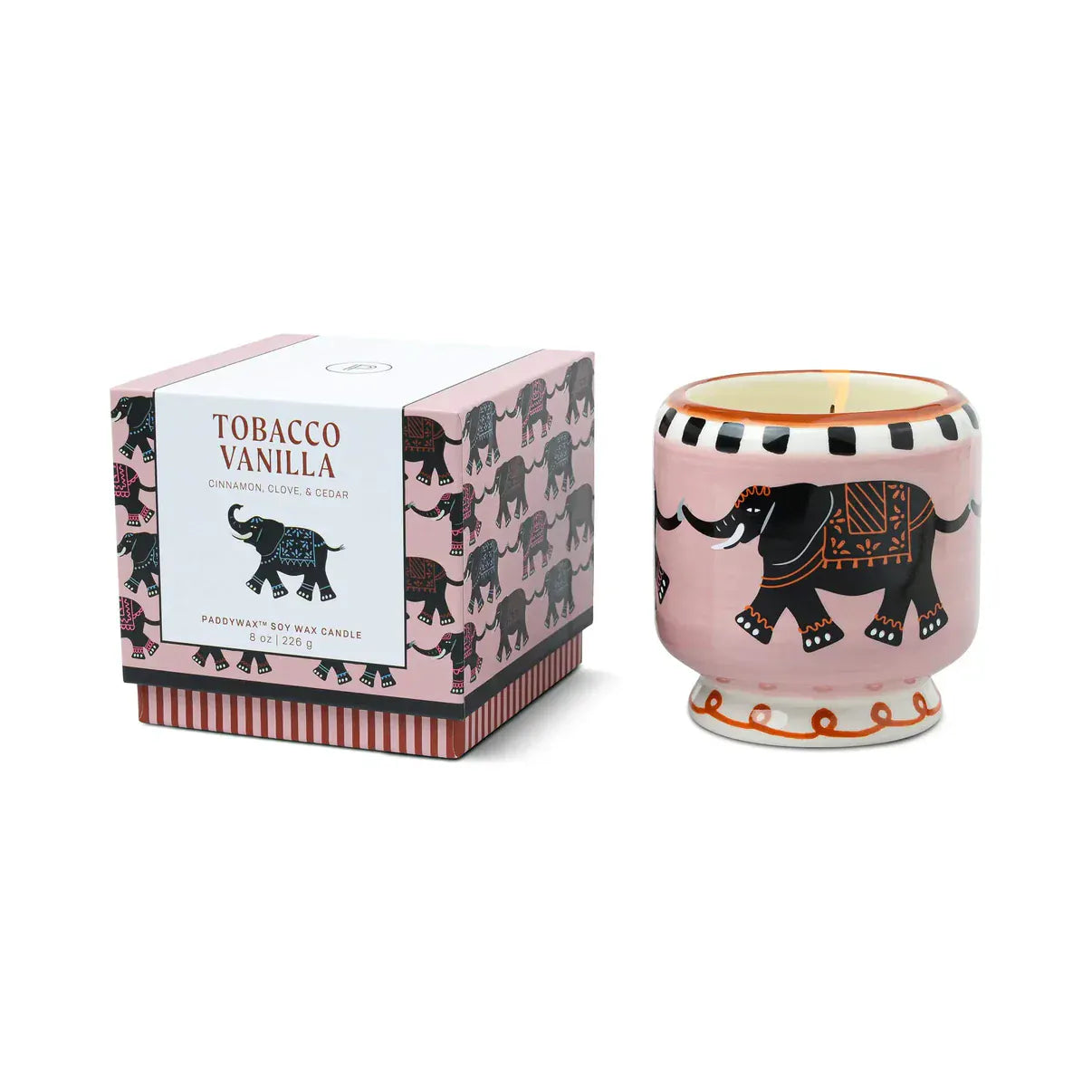 Paddywax Adopo Elephant Ceramic Candle 8oz - Tobacco & Vanilla Paddywax Adopo Eye Ceramic Candle 8oz - Incense & Smoke Splash Swimwear
