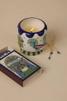 Paddywax Adopo Peacock Ceramic Candle 8oz - Misted Lime Paddywax Adopo Eye Ceramic Candle 8oz - Incense & Smoke Splash Swimwear