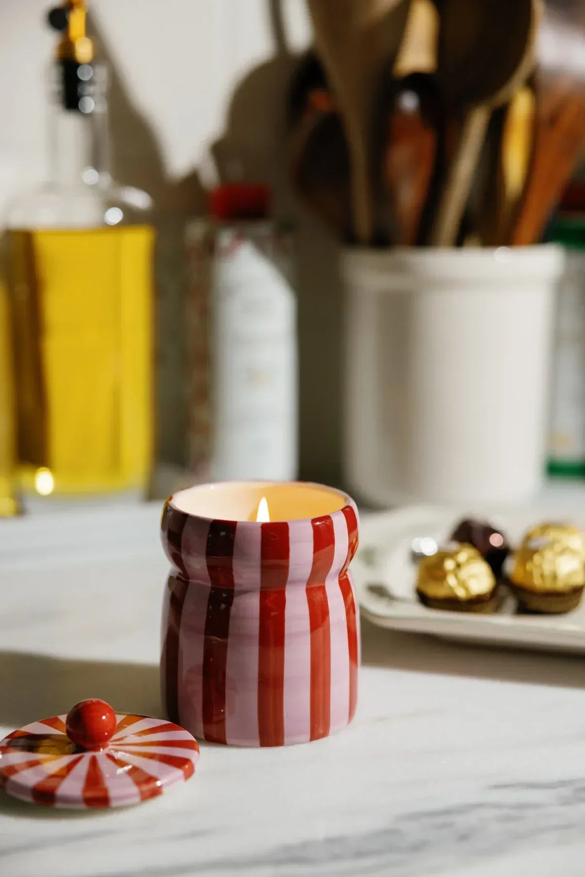 Paddywax Cabana 6.5 oz Candle - Pink Peppermint Paddywax Adopo Eye Ceramic Candle 8oz - Incense & Smoke Splash Swimwear