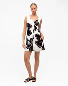 Paper Heart Paper Heart Hana Flower Drawstring Mini Dress Paper Heart Hana Flower Drawstring Mini Dress Splash Swimwear