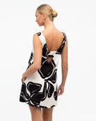 Paper Heart Paper Heart Hana Flower Drawstring Mini Dress Paper Heart Hana Flower Drawstring Mini Dress Splash Swimwear