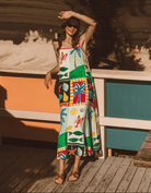 Paper Heart Paper Heart Soleil Summer Midi Dress Paper Heart Soleil Summer Midi Dress Splash Swimwear Tops