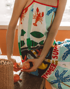 Paper Heart Paper Heart Soleil Summer Midi Dress Paper Heart Soleil Summer Midi Dress Splash Swimwear Tops