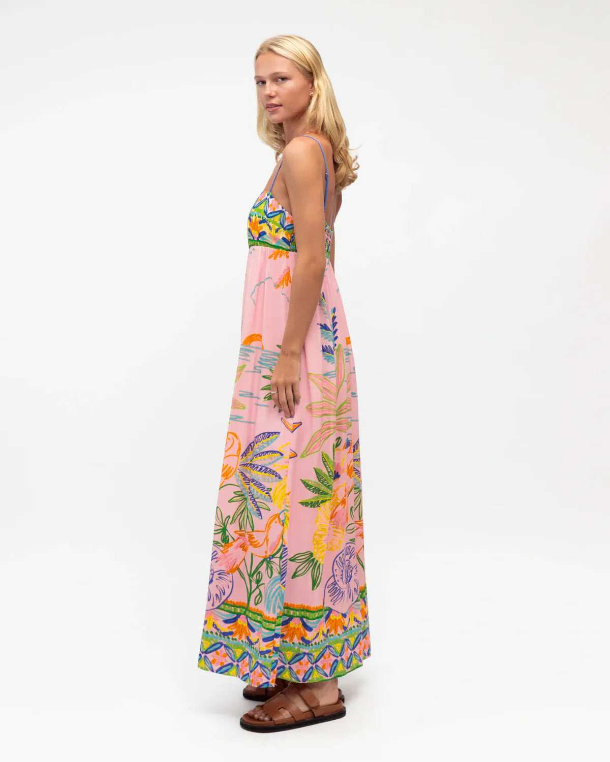Paper Heart Paper Heart Toucan Paradise Maxi Dress - Toucan Paradise Paper Heart Toucan Paradise Maxi Dress - Toucan Paradise Splash Swimwear Dresses