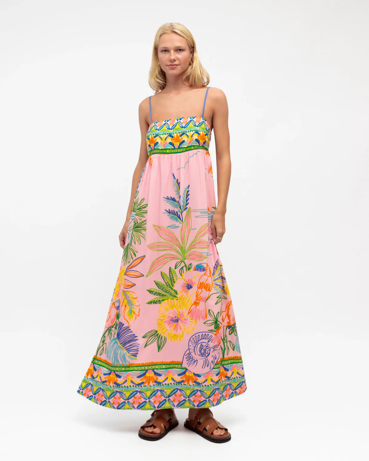 Paper Heart Paper Heart Toucan Paradise Maxi Dress - Toucan Paradise Paper Heart Toucan Paradise Maxi Dress - Toucan Paradise Splash Swimwear Dresses