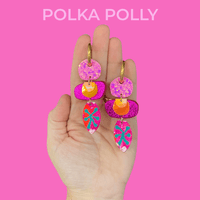 Polka Polly Polka Polly Pink Zinnia Splash Swimwear 1000019046