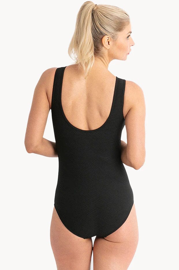 Pool Proof Barbados Scoop Back Mastectomy One Piece - Black Pool Proof Barbados Scoop Back Mastectomy One Piece - Black Splash Swimwear One Pieces