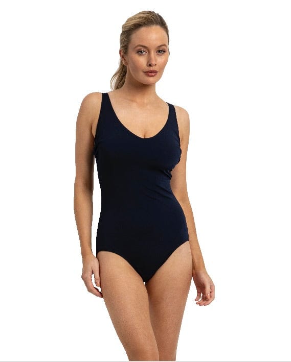 Pool Proof Poolproof Classic Harlow E/F Cup One Piece - Black Splash Swimwear One Pieces