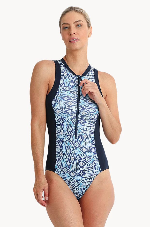 Pool Proof Tide Sleeveless Mastectomy Surfsuit - Pacific Pool Proof Tide Sleeveless Mastectomy Surfsuit - Pacific Splash Swimwear One Pieces