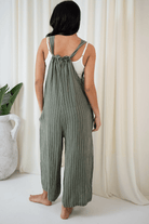 Portofino Portofino Salvatore Overalls - Khaki Portofino Salvatore Overalls - Khaki Splash Swimwear Playsuits & Jumpsuits Khaki / O/S