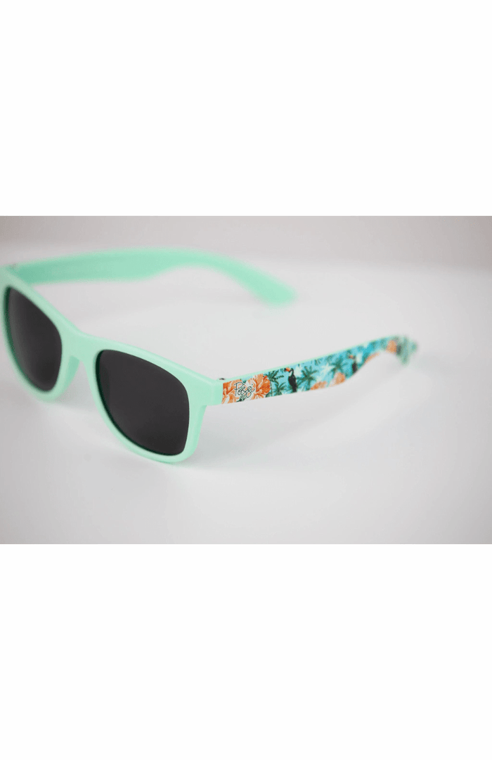 Possi the Label Ultra-Lite Sunglasses - Toucans & Hibiscus PSUN102 Splash Swimwear Sunglasses 794712263173