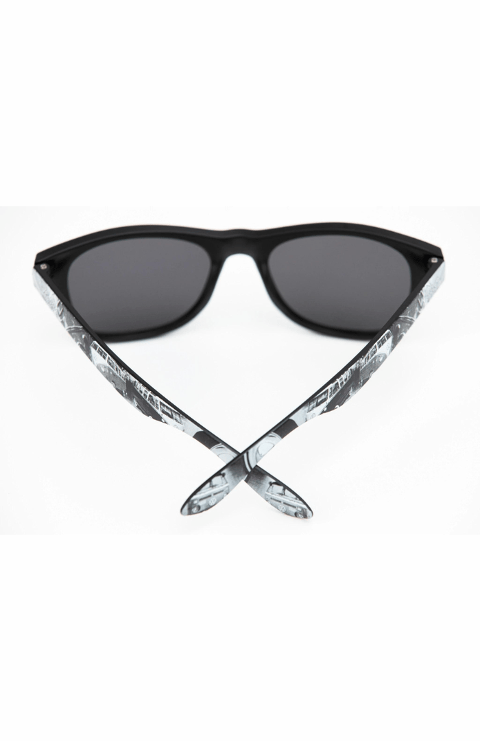 Possi the Label Ultra-Lite Sunglasses - White Kombis (Black) PSUN110-B Splash Swimwear Sunglasses 794712263258