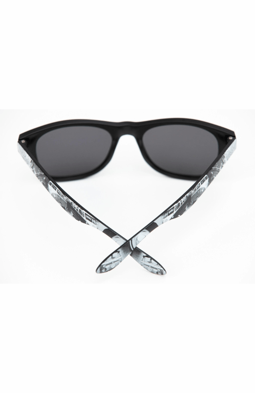 Possi the Label Ultra-Lite Sunglasses - White Kombis (Black) PSUN110-B Splash Swimwear Sunglasses 794712263258
