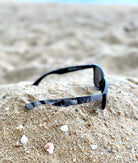Possi the Label Ultra-Lite Sunglasses - White Kombis (Black) PSUN110-B Splash Swimwear Sunglasses 794712263258