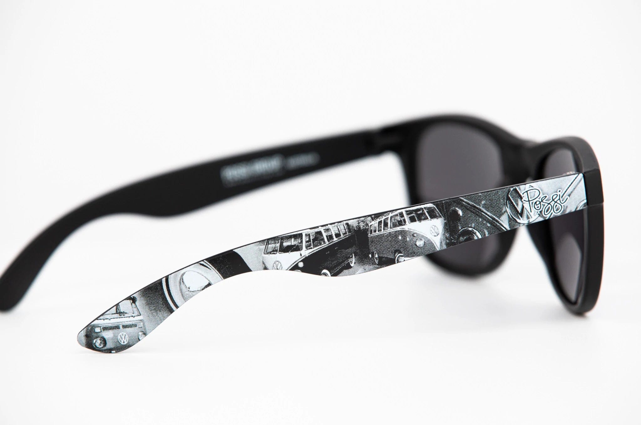 Possi the Label Ultra-Lite Sunglasses - White Kombis (Black) PSUN110-B Splash Swimwear Sunglasses 794712263258