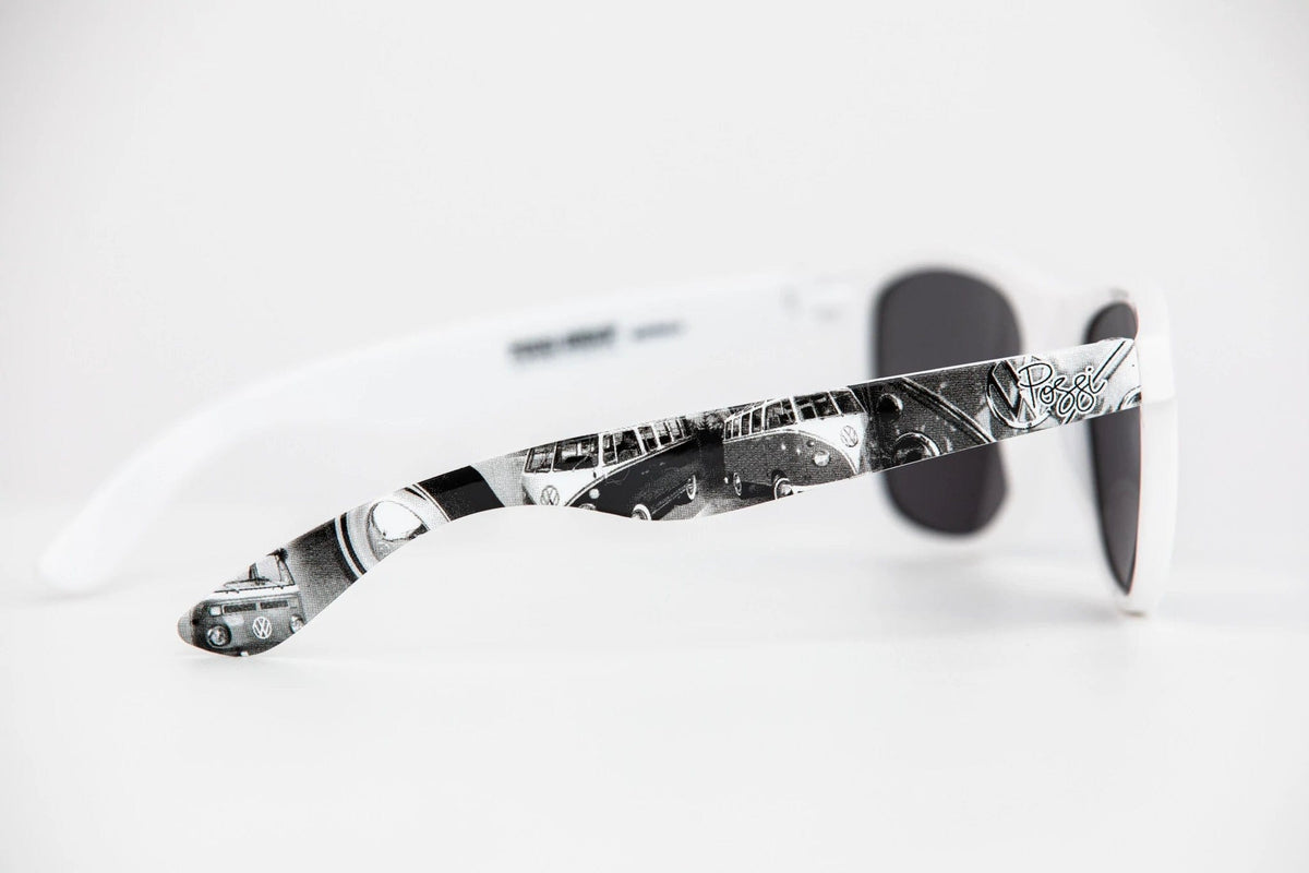 Possi the Label Ultra-Lite Sunglasses - White Kombis (White) PSUN110-W Splash Swimwear Sunglasses 794712263265