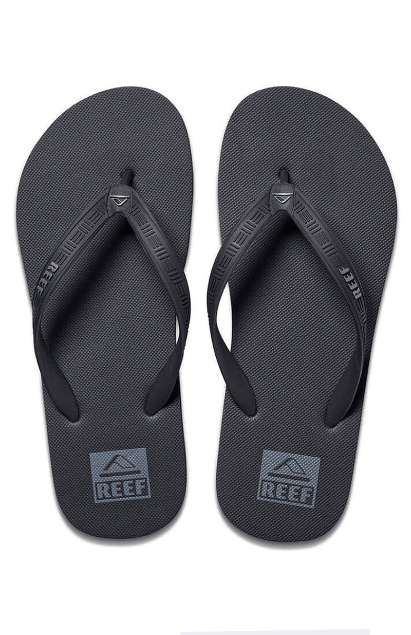 Reef Men's Seaside Thongs - Black Splash Swimwear Footwear