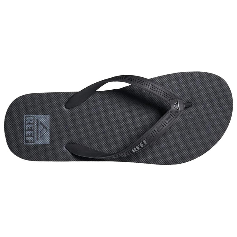 Reef Men's Seaside Thongs - Black Splash Swimwear Footwear