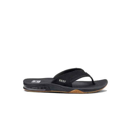 Reef Footwear Mens Fanning Thong Ipanema Brilliant 4 Thong - Black