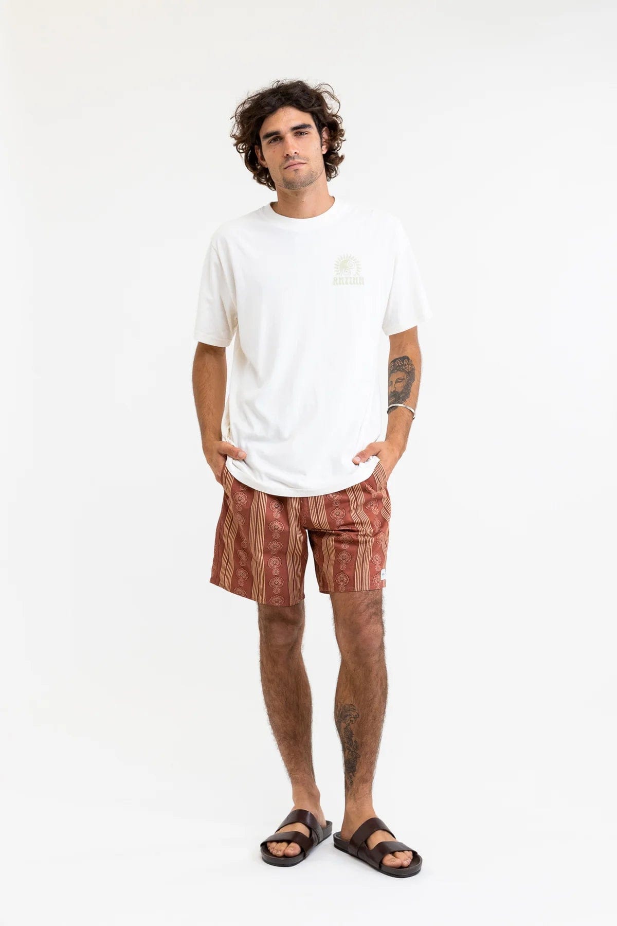 Box Jam - Baked Clay - Rhythm Mens - Splash Swimwear  - Jul23, mens clothing, mens shorts, new arrivals, new clothing, new mens, Rhythm men - Splash Swimwear 