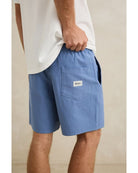 Rhythm Mens Box Jam - Blue Box Jam - Blue Splash Swimwear Clothing Pant