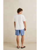 Rhythm Mens Box Jam - Blue Box Jam - Blue Splash Swimwear Clothing Pant