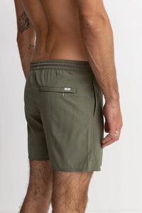 Rhythm Mens Classic Beach Short - Olive Rhythm Classic Beach Short - Olive