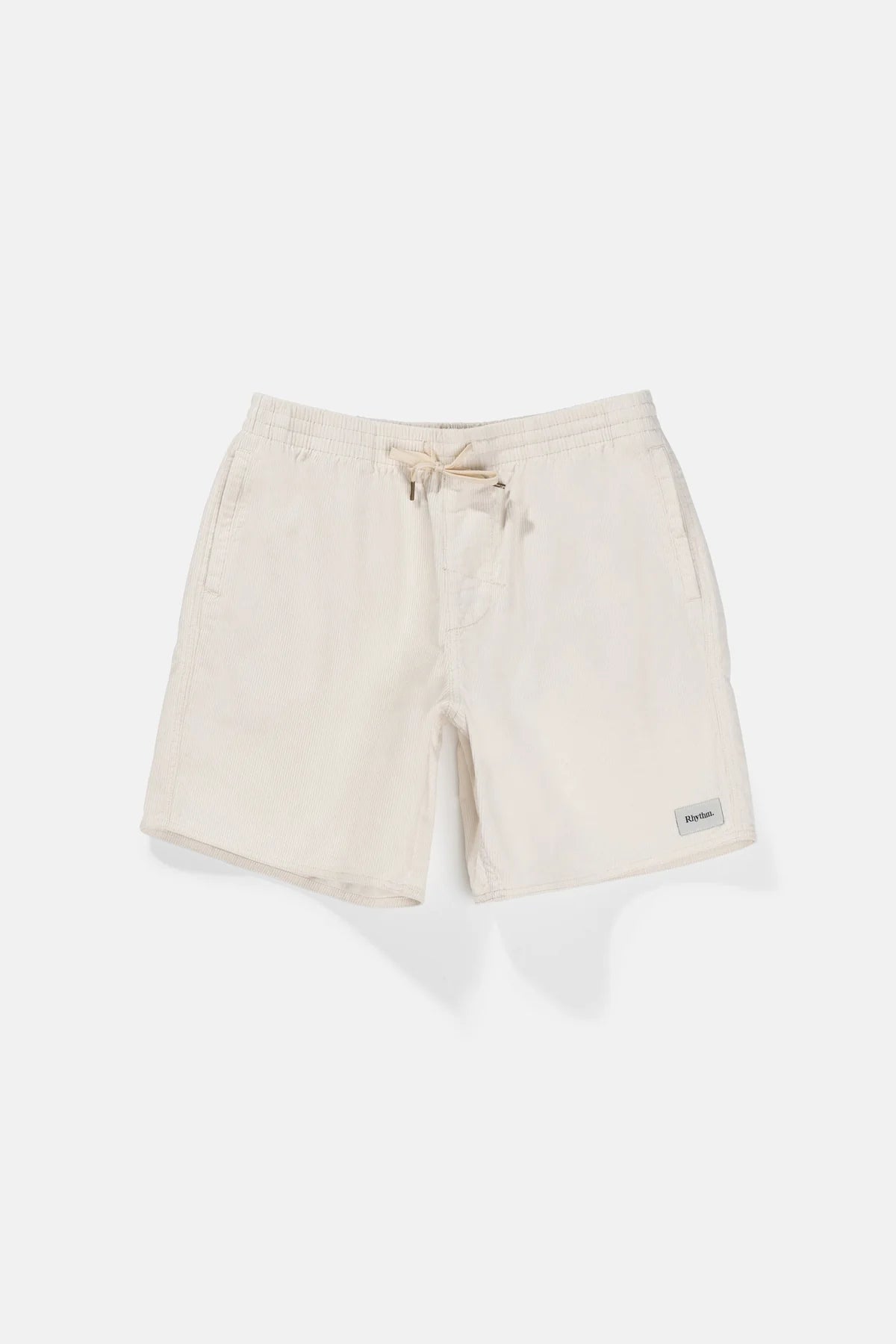 Rhythm Mens Classic Cord Jam - White Rhythm Classic Cord Jam - White Splash Swimwear Mens Shorts