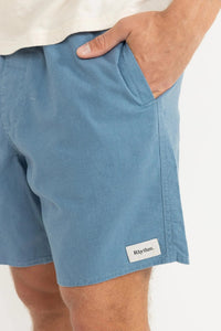 Rhythm Mens Classic Line Jam - Blue Rhythm Classic Line Jam - Blue Splash Swimwear Mens Shorts