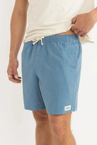 Rhythm Mens Classic Line Jam - Blue Rhythm Classic Line Jam - Blue Splash Swimwear Mens Shorts