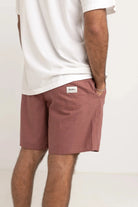 Rhythm Mens Classic Linen Jam - Merlot Rhythm Classic Line Jam - Merlot Splash Swimwear Mens Shorts