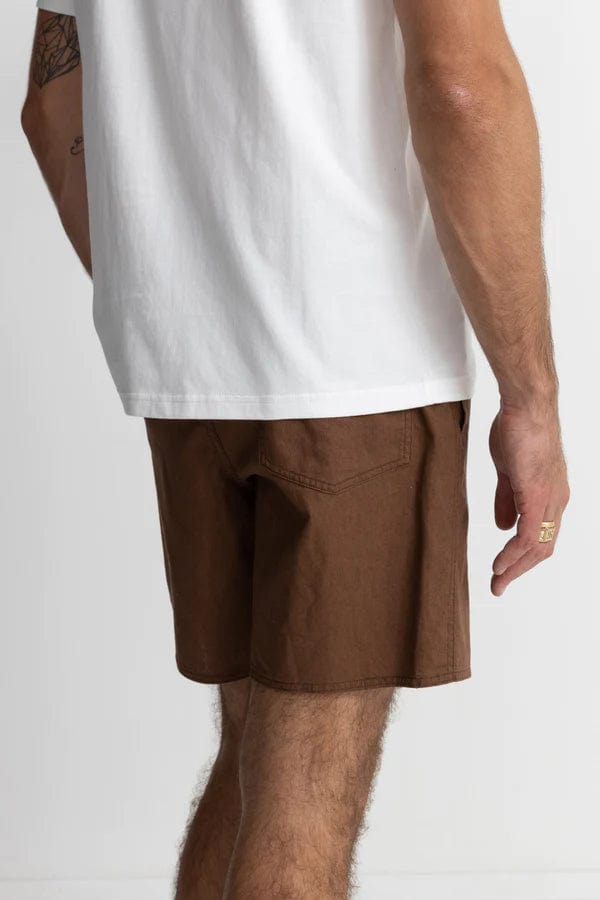 Rhythm Mens Classic Linen Jam Shorts - Chocolate Rhythm Classic Linen Jam Splash Swimwear