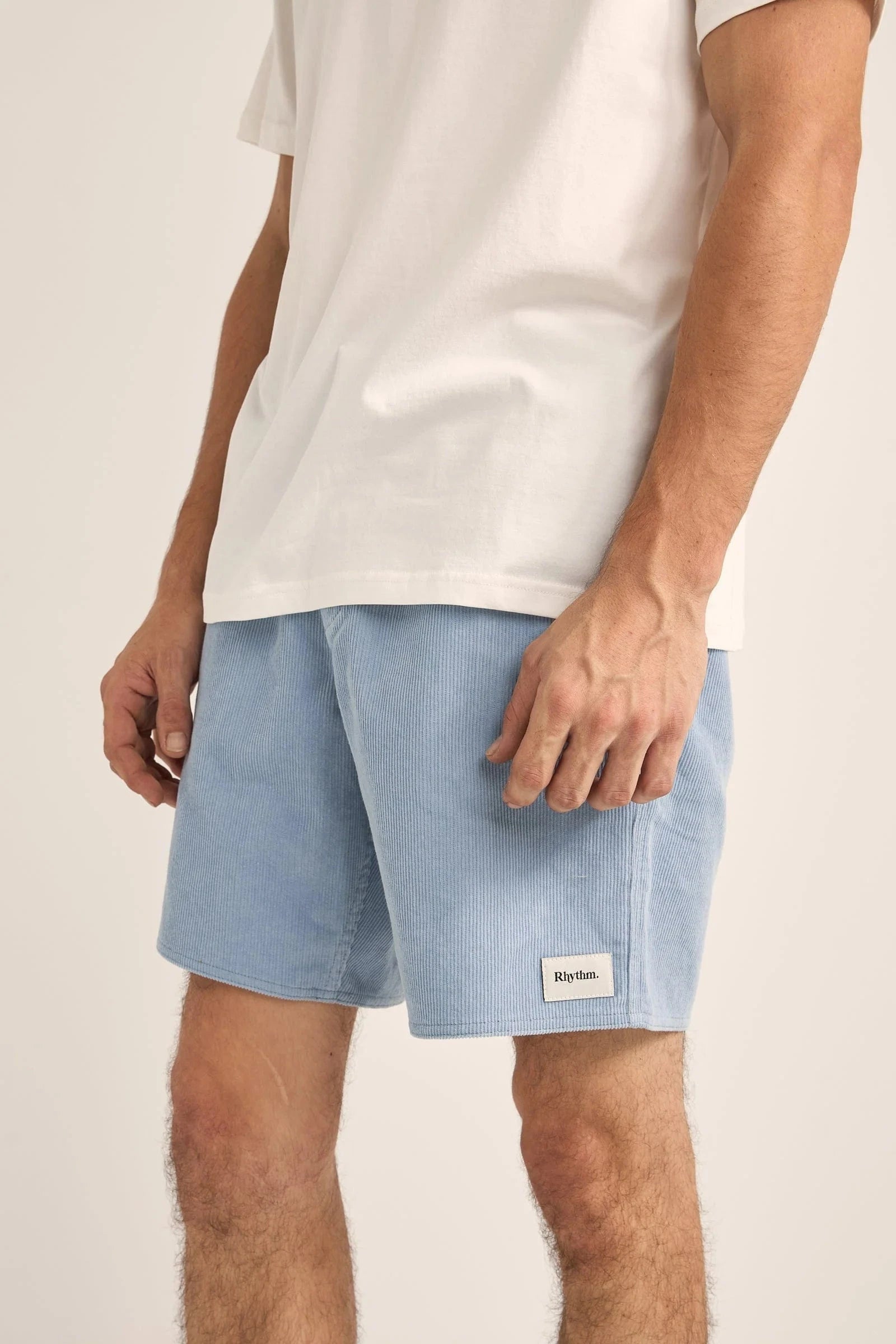 Rhythm Mens Cord Jam - Sky Rhythm Cord Jam - Sky Splash Swimwear Mens Shorts